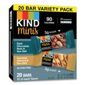 Meals & Snack Bars | KIND 27964 0.7 oz. Minis - Dark Chocolate Nuts and Sea Salt/Caramel Almond and Sea Salt (20/Pack) image number 5