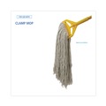 Mop Heads | Boardwalk BWK2032CEA #32 Cut-End Cotton Wet Mop Head - White image number 3