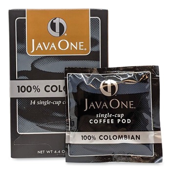  | Java One 39830206141 Single Cup Coffee Pods - Colombian Supremo (14/Box)