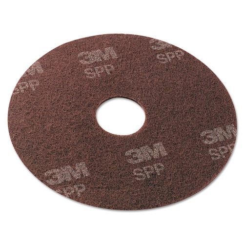 Floor Pads-Stripping | Scotch-Brite SPP17 17 in. Surface Preparation Pad - Maroon (10/Carton) image number 0
