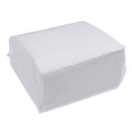 Dinner Napkins | Boardwalk BWK8307 17 in. x 17 in. 1-Ply Dinner Napkin - White (3000/Carton) image number 1