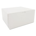 Bakery Boxes & Containers | SCT SCH 0989 12 in. x 12 in. x 6 in. Paper One-Piece Non-Window Bakery Boxes - White (50/Carton) image number 0
