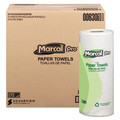 Perforated Roll & Hand Towels | Marcal PRO MAC 630 11 in. x 9 in. 2-Ply 100 Percent Premium Recycled Kitchen Roll Towels - White (30/Carton) image number 0