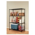Racks & Shelving | Alera ALESW504824BL 48 in. x 24 in. x 72 in. NSF Certified Industrial Four-Shelf Wire Shelving Kit - Black image number 6