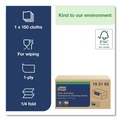 Cleaning Cloths & Wipes | Tork 192192 13 in. x 24 in. Foodservice Cloth - Blue (150/Carton) image number 2
