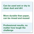 Cleaning Cloths & Wipes | Tork 500176 1-Ply 8.3 in. x 16.1 in. Light Duty Cleaning Cloth Pop Up Box - White (10/Carton) image number 5