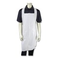 Aprons & Bibs | AmerCareRoyal RPA20HW 28 in. x 46 in. 1.77 mil Heavyweight Poly Aprons - One Size Fits All, White (500/Carton) image number 2