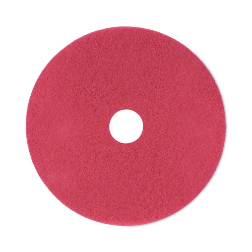 Floor Pads-Cleaning, Buffing & Polishing | Boardwalk BWK4021RED 21 in. Diameter Buffing Floor Pads - Red (5/Carton) image number 0