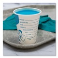 Medical Cups & Accessories | SOLO SC378-3008 8 oz Paper Specimen Cups - Blue/White (50/Sleeve, 20 Sleeves/Carton) image number 3