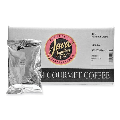 Coffee - Caffeinated | Distant Lands Coffee 399308042151 1.5 oz. Coffee Portion Packs - French Roast (42/Carton) image number 0