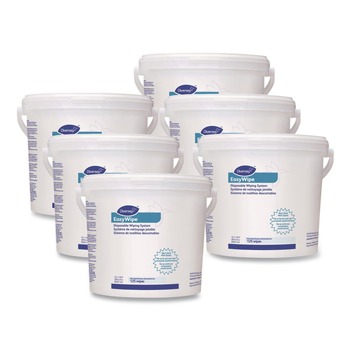 SANITIZING WIPES | Diversey Care 5831874 EasyWipe Disposable Wiping Refill System - White (6/Carton)