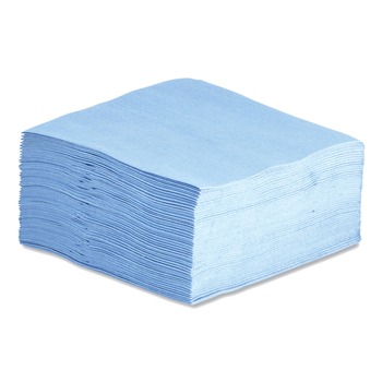 HOSPECO NA115QPB TASKBrand Advanced Performance Series 13 in. x 12 in. Wipers - Blue (500/Carton)