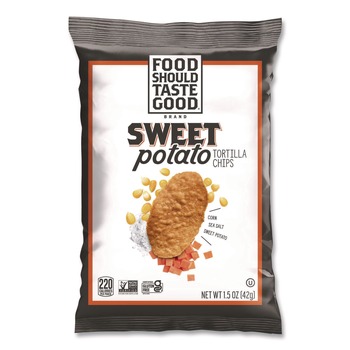  | Advantus 9776124 1.5 oz. Tortilla Chips - Sweet Potato with Sea Salt (24/Carton)