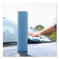 Perforated Roll & Hand Towels | Boardwalk AUTORL1650B 9.4 in. x 11 in. Automotive Shop Towel Rolls - Blue (30/Carton) image number 4