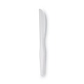 Disposable Knives | Dixie KH207 Plastic Cutlery Heavyweight Knives - White (1000/Carton) image number 2