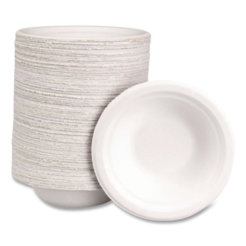 Bowls | Chinet 21230 12 oz. Classic Paper Bowl - White (125/Pack) image number 0