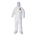 Cleaning Cloths & Wipes | Ansell 44337 A40 Elastic-Cuff, Ankle, Hood and Boot Coveralls - 4X-Large, White (25/Carton) image number 0
