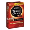 Coffee - Caffeinated | Nescafe 12303916 0.1 oz Stick Taster's Choice Instant Coffee - House Blend (72/Carton) image number 1