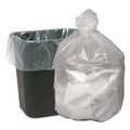 High-Density Trash Bags | Good 'n Tuff 1507824 24 in. x 31 in. 16 gal. 6 microns Waste Can Liners - Natural (50 Bags/Roll, 20 Rolls/Carton) image number 0