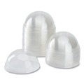 Cup Lids | Karat C-KDL626 12 oz. to 24 oz. Cold Cup Dome PET Plastic Lids - Clear (1000/Carton) image number 2