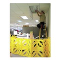Barriers | Rubbermaid Commercial FG9S1100YEL 13 ft x 40 in. Plastic Portable Mobile Safety Barrier - Yellow image number 7