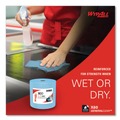 Perforated Roll & Hand Towels | WypAll 34965 12.2 in. x 13.4 in. General Clean Jumbo Roll X60 Cloths - Blue (1100/Roll) image number 5