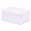 Bakery Boxes & Containers | SCT 1503 6 in. x 4.45 in. x 2.75 in. Standard Paper Bakery Boxes - White (250/Carton) image number 0