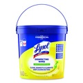 Cleaning Cloths & Wipes | LYSOL Brand 19200-99856 6 in. x 8 in. 1-Ply Professional Disinfecting Wipe Bucket - Lemon and Lime Blossom White image number 0