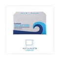 Toilet Seat Covers | Boardwalk BWKK5000B 14.17 in. x 16.73 in. Premium Half-Fold Toilet Seat Covers - White (250/Sleeve, 20 Sleeves/Carton) image number 4