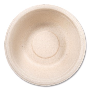 PRODUCTS | Dart 12FBRB 12 oz Compostable Molded Fiber Dinnerware Bowl - Natural (1000/Carton)