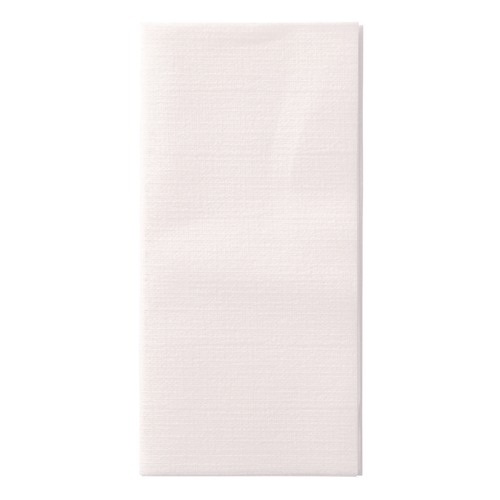 Dinner Napkins | Hoffmaster 120072 17 x 17 1/8 Fold Dinner Napkins - White (300/Carton) image number 0
