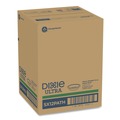 Bowls | Dixie SX12PATH Pathways 12 oz. Heavyweight Paper Bowls - Green/Burgundy (1000/Carton) image number 3