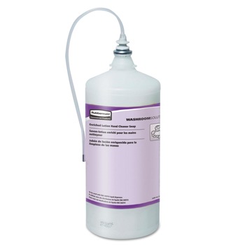 SOAP REFILLS | Rubbermaid Commercial FG4015431 One Shot 1,600 mL Green Certified Lotion Soap Refill - Honeysuckle (4/Carton)