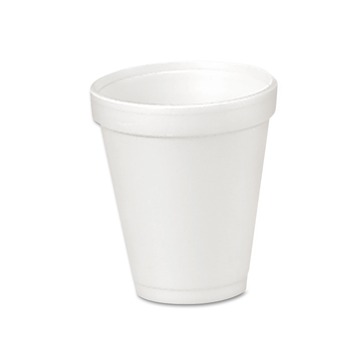 Dart 4J4 4 oz. Foam Drink Cups (1000/Carton)