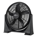 Air Cooling Equipment | Alera FAN203 120V 0.65 Amp 20 in. 3-Speed Plastic Super-Circulator Tilt Fan - Black image number 1