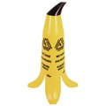 Traffic Safety | Impact B1001 11 x 11.15 x 23.25 Banana Wet Floor Cones - Yellow/Brown/Black image number 2