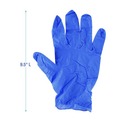 Food Service Disposable & Single Use Gloves | Boardwalk 380XLBXA 380 Series 4 mil Thick 9.5 in. Long Powder-Free Disposable General-Purpose Nitrile Gloves - Extra Large, Blue (100/Box) image number 3