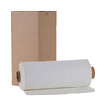 Low-Density Trash Bags | Boardwalk K7663XCKX01 60 Gallon 1.8 mil 38 in. x 63 in. Industrial Drum Liners Rolls - Clear (75/Carton) image number 1