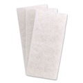 Scouring Pads & Sticks | Boardwalk 7100360064 4.62 x 10 Fine Grade Utility Pad - White (10/Carton) image number 1