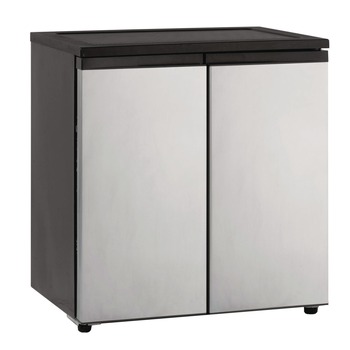 REFRIGERATORS | Avanti RMS551SS 5.5 CF Side by Side Stainless Steel Refrigerator/Freezer - Black