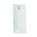 Mop Heads | Boardwalk BWK220RCT 20 oz. Rayon Premium Cut-End Wet Mop Heads - White (12/Carton) image number 2