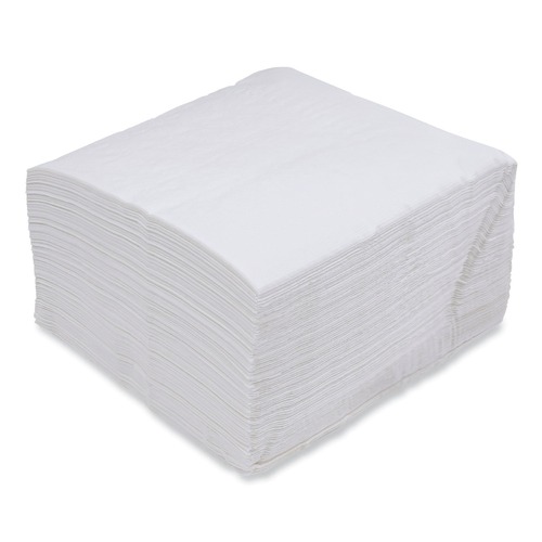 Dinner Napkins | Boardwalk BWK8307 17 in. x 17 in. 1-Ply Dinner Napkin - White (3000/Carton) image number 0