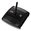 Sweepers | Rubbermaid Commercial FG421588BLA 44 in. Handle Brushless Mechanical Sweeper - Black/Yellow image number 1