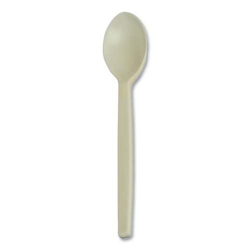 Disposable Spoons | WNA EPS003 7 in. EcoSense Renewable Plant Starch Cutlery Spoon (50/Pack) image number 0