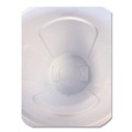 Indoor Waste Receptacles | Rubbermaid Commercial FG261000WHT 10 gal. Vented Round Plastic Brute Container - White image number 4