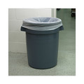 Low-Density Trash Bags | Boardwalk H6036EWK 30 in. x 36 in. 30-Gallon 0.7 mil. Flat Pack Linear Low Density Industrial Can Liners - White (200/Carton) image number 4