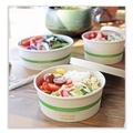 Food Containers & Lids | World Centric BO-NT-24W 5.9 in. x 2.4 in. 24 oz. No Tree Wide Paper Sugarcane Bowls - Natural (300/Carton) image number 5