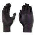 Janitorial Disposable & Single Use Gloves | Ammex GWBEN49100 6 mil Powder-Free Nitrile Exam Gloves - 2X-Large, Black (1000/Carton) image number 1