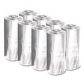 Low-Density Trash Bags | Boardwalk H5645TCKR01 23 Gallon 0.9 mil 28 in. x 45 in. Perforated Roll Linear Low Density Can Liners - Clear (25 Bags/Roll, 8 Rolls/Carton) image number 0