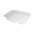 Food Storage Containers & Lids | Dart C30DE2R ClearPac 22.6oz. / 10.2 oz. Plastic Containers and Lids - Clear (63-Piece/Sleeve 4-Sleeve/Carton) image number 2
